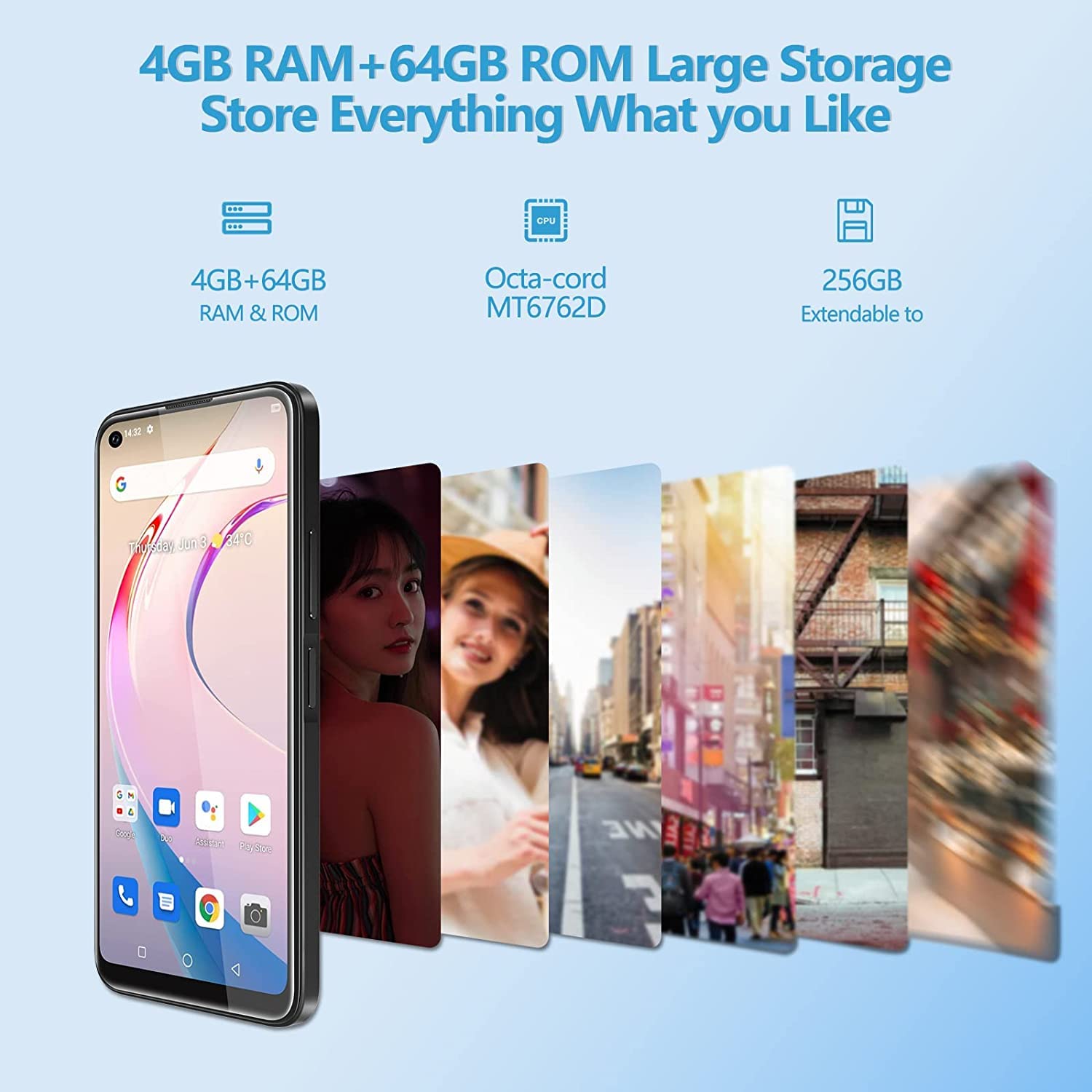 OUKITEL C21 Pro Unlocked Cell Phone, 6.4